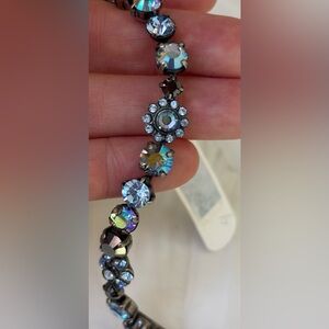 Available!  Stunning New Sorrelli Swarovski Blue Crystal signed bracelet